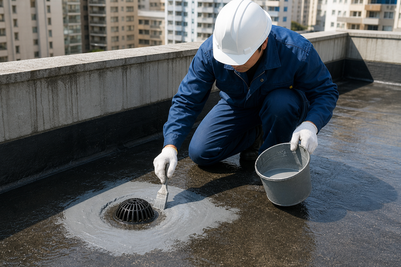 防水・雨漏りの施工イメージ